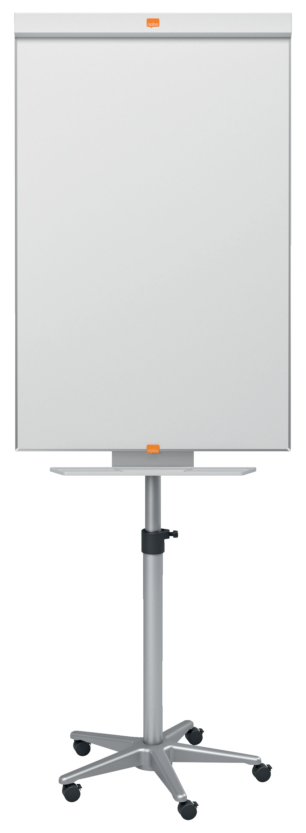 Nobo Barracuda Mobile Flipchart Easel Magnetic 745x690mm Grey 1902386 - ONE CLICK SUPPLIES