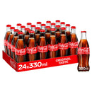 Coca Cola Iconic GLASS Bottles 24 x 330ml