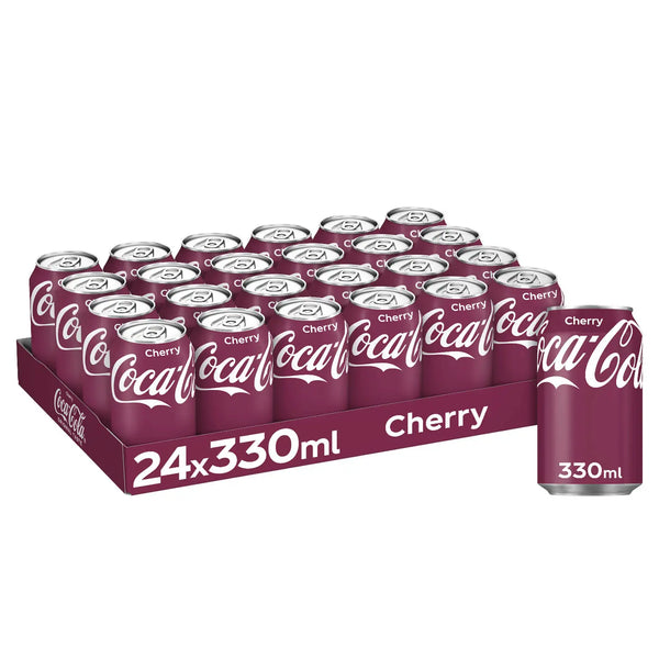 Coca Cola Cherry 330ml Tray (24 Cans)