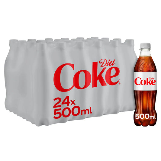 Diet Coke 500ml Bottle (Pack of 24)