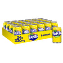 Fanta Lemon Soft Drink 330ml Can (Pack of 24)