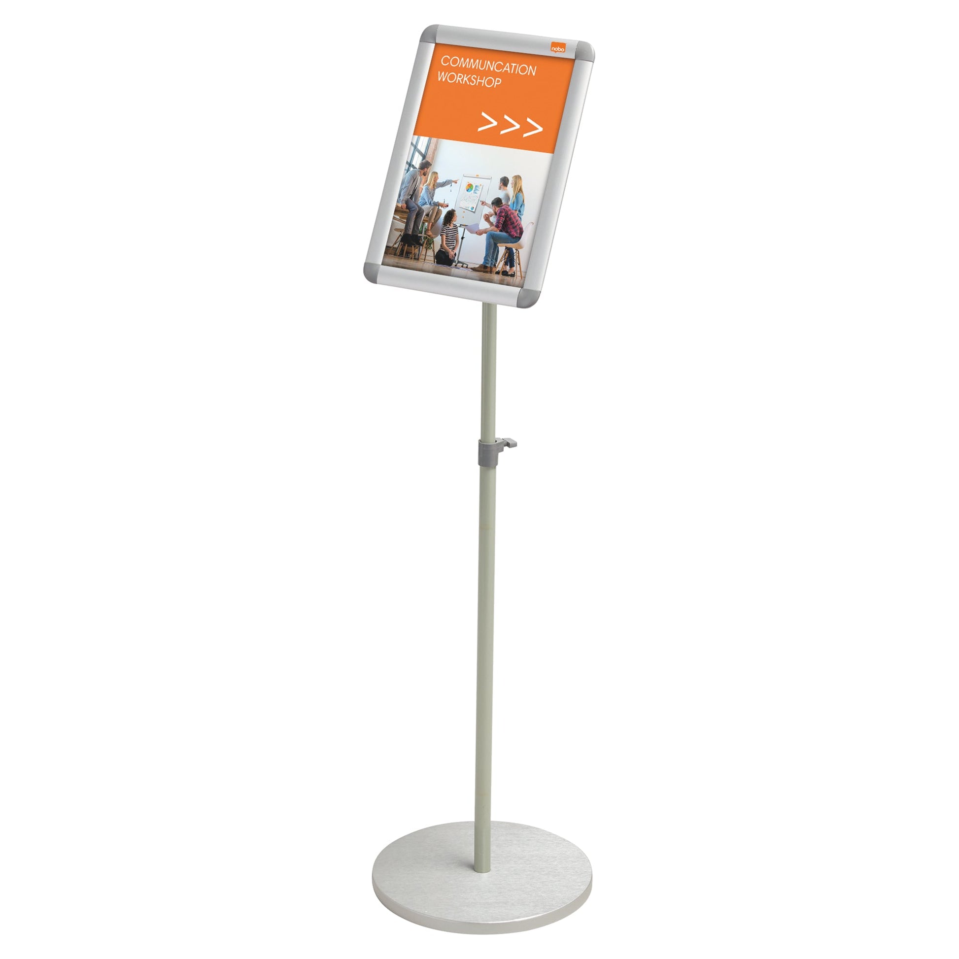 Nobo Sign Holder Snap Frame Floor Standing A4 1902383 - ONE CLICK SUPPLIES