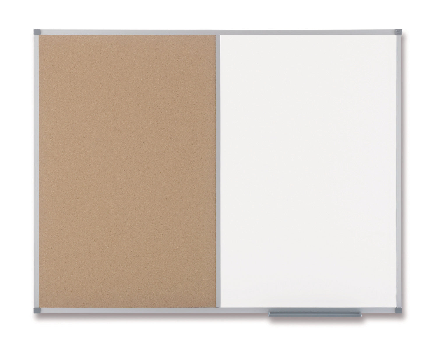 Nobo Classic Combination Board Cork/Magnetic Whiteboard Aluminium Frame 900x1200mm 1901588 - ONE CLICK SUPPLIES