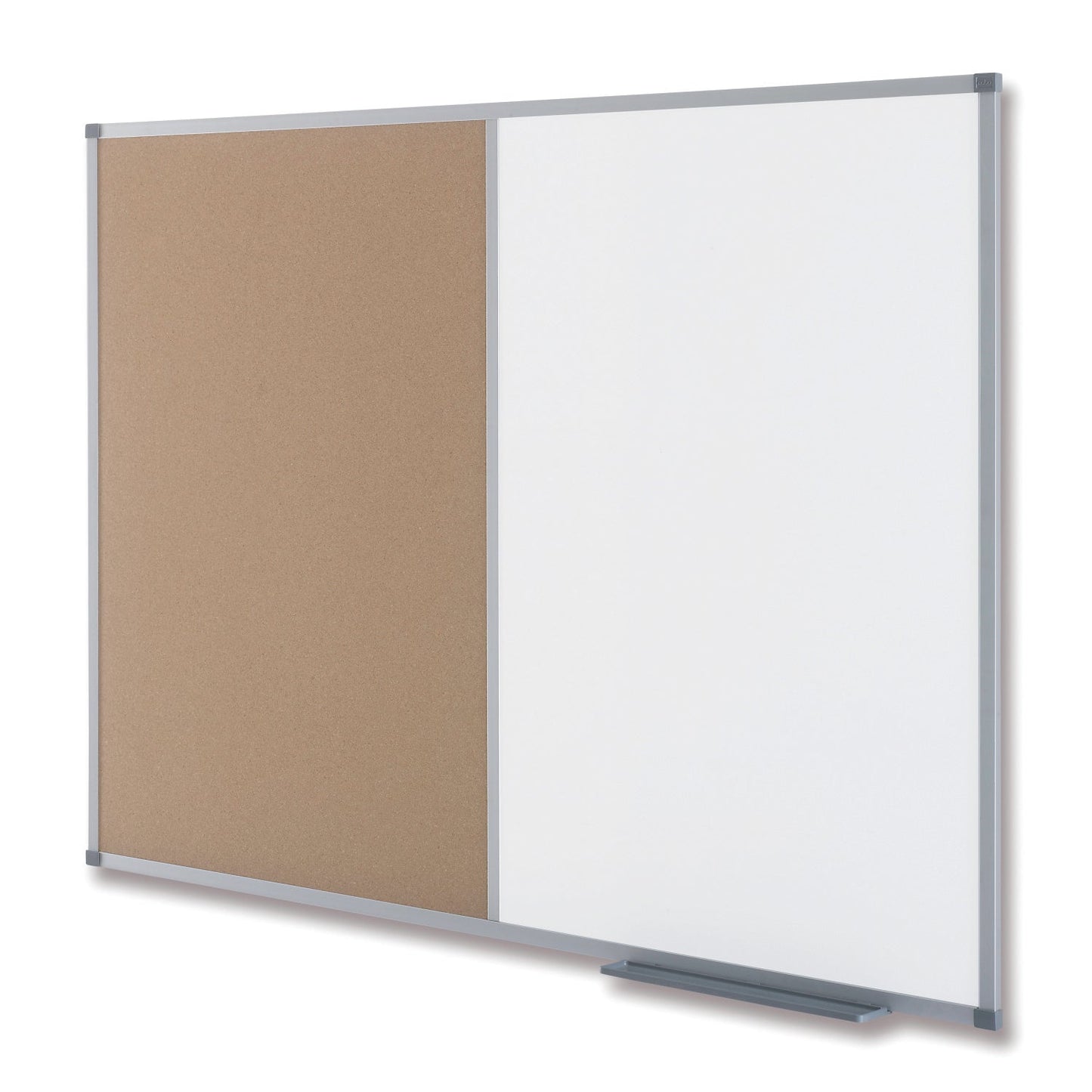 Nobo Classic Combination Board Cork/Magnetic Whiteboard Aluminium Frame 900x1200mm 1901588 - ONE CLICK SUPPLIES