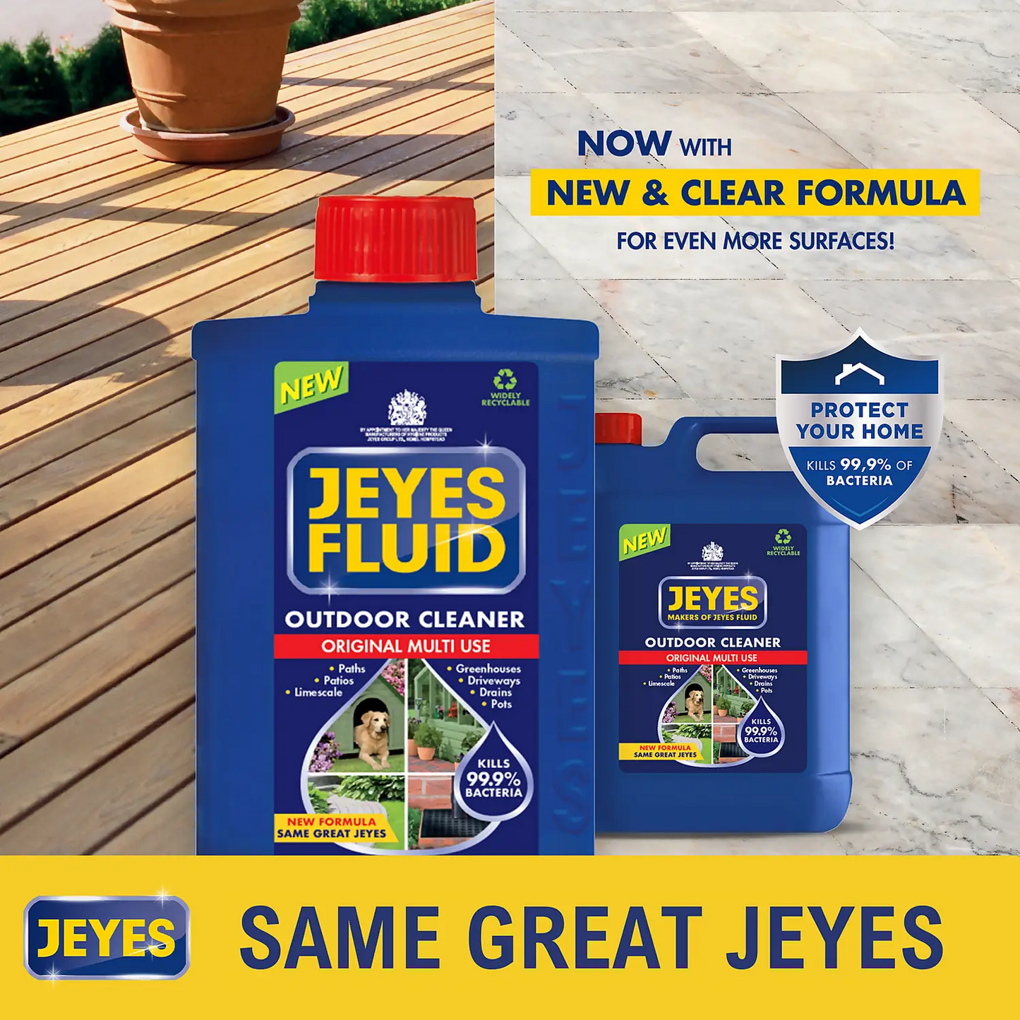 Jeyes Fluid Outdoor Disinfectant 5 Litre {New Pack} - ONE CLICK SUPPLIES