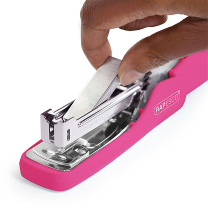 Rapesco X5-25ps Less Effort Stapler Plastic 25 Sheet Hot Pink - 1384 - ONE CLICK SUPPLIES