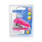 Rapesco Bug Mini Stapler Plastic 12 Sheet Hot Pink - 1412 - ONE CLICK SUPPLIES