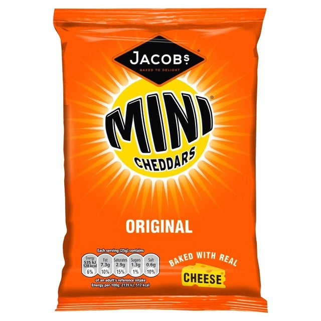 Jacobs Mini Cheddars Original Grab Bag (Pack of 30) 36564 - ONE CLICK SUPPLIES