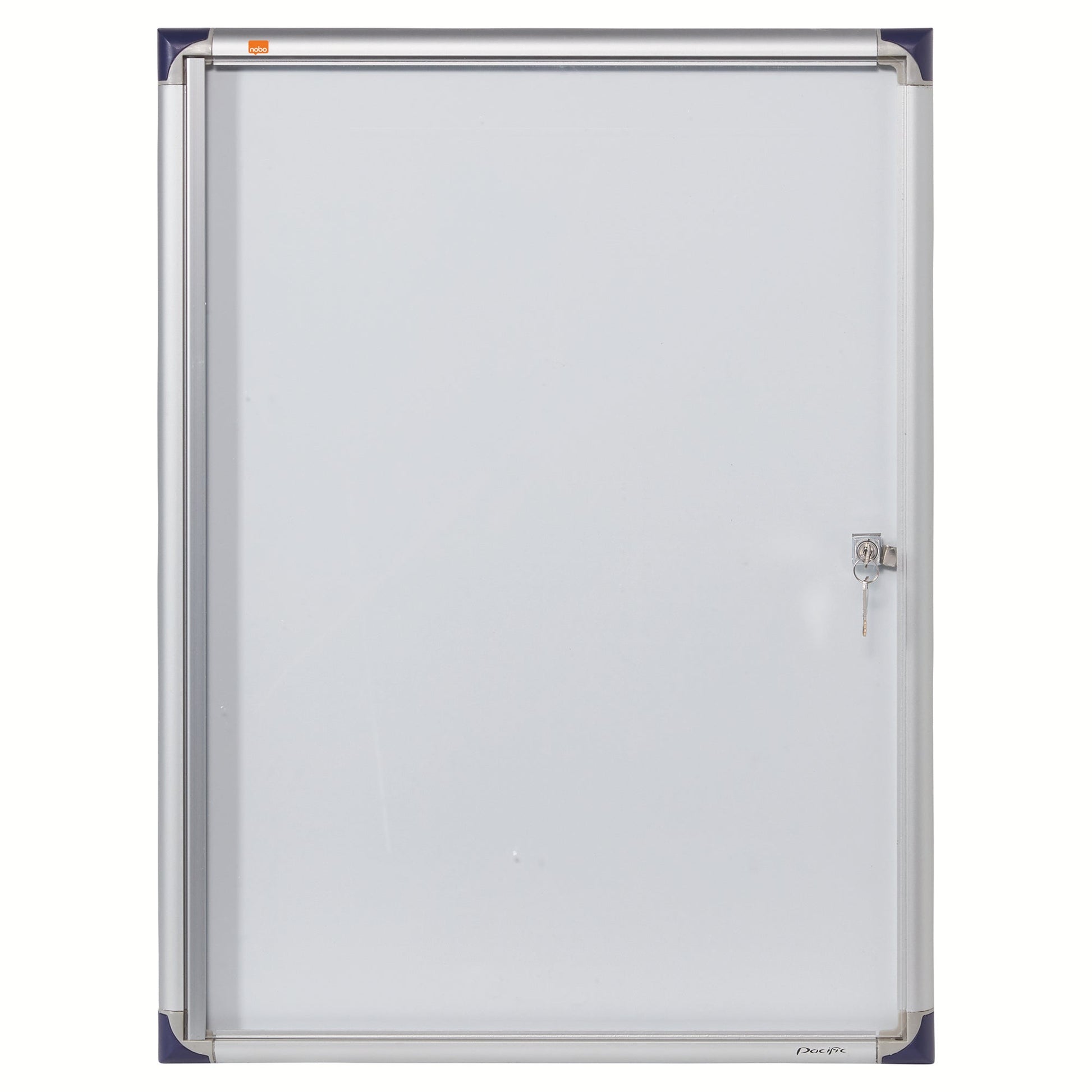 Nobo Extra Flat Magnetic Whiteboard Display Case Lockable 4 x A4 550x735mm 1900846 - ONE CLICK SUPPLIES