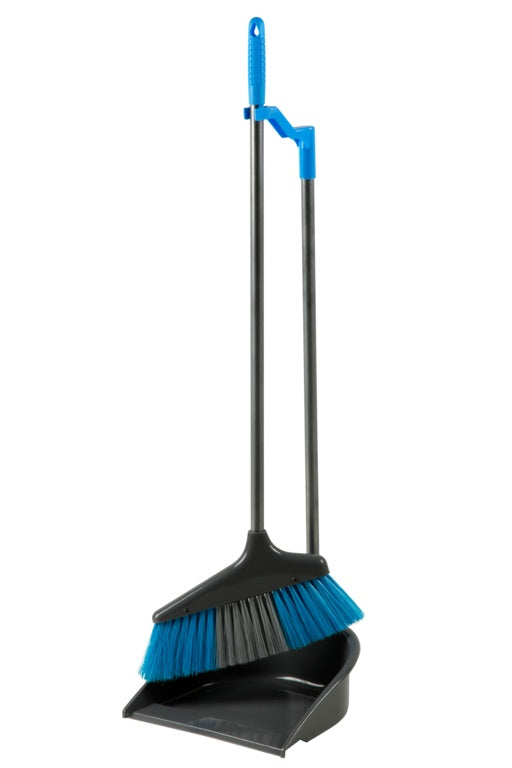 Fixtures Long Handle Dustpan & Brush Set 80cm Tall