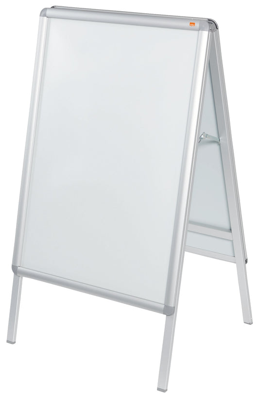 Nobo A Board Snap Frame Poster Display A1 Aluminium Frame Plastic Front Silver 1902206 - ONE CLICK SUPPLIES