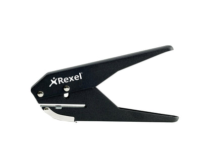 Rexel S120 1 Hole Punch Metal 20 Sheet Black 20120041 - ONE CLICK SUPPLIES