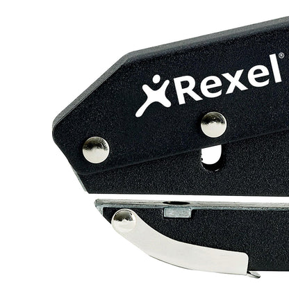 Rexel S120 1 Hole Punch Metal 20 Sheet Black 20120041 - ONE CLICK SUPPLIES