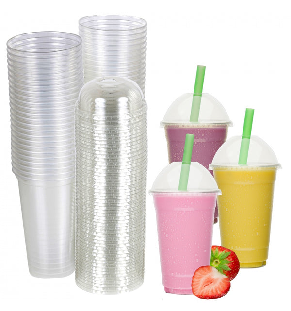 Belgravia Disposables 10oz Plastic Smoothie Cups - ONE CLICK SUPPLIES