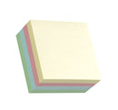ValueX Stickn Notes Cube 76x76mm 400 Sheets Pastel Colours 21013 - ONE CLICK SUPPLIES