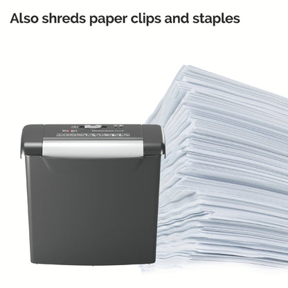 Rexel Momentum S206 Strip Cut Shredder 9 Litre 6 Sheet Black 2104568 - ONE CLICK SUPPLIES