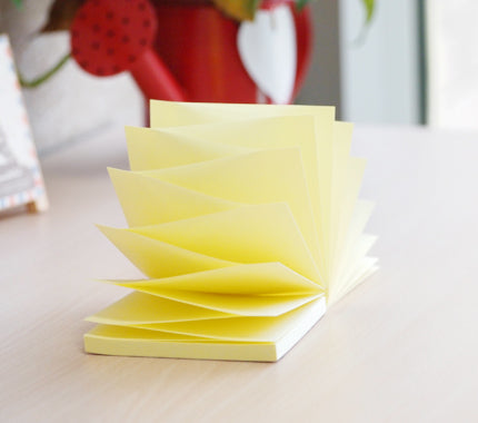 ValueX Stickn Pop-Up Notes 76x76mm 100 Sheets Yellow (Pack 12) 21395 - ONE CLICK SUPPLIES