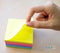 Stickn Sticky Notes Cube 76x76mm 400 Sheets Neon Colours 21539 - ONE CLICK SUPPLIES