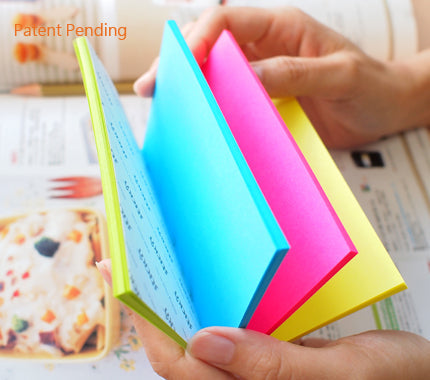 Stickn Magic Sticky Notes 76x127mm 100 Sheets Neon Colours (Pack 12) 21573 - ONE CLICK SUPPLIES