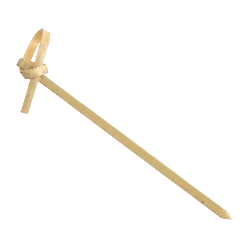 Belgravia Bamboo Knotted Skewers 12cm Pack 100's