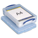 Really Useful Clear Plastic Storage Box 4L - ONE CLICK SUPPLIES