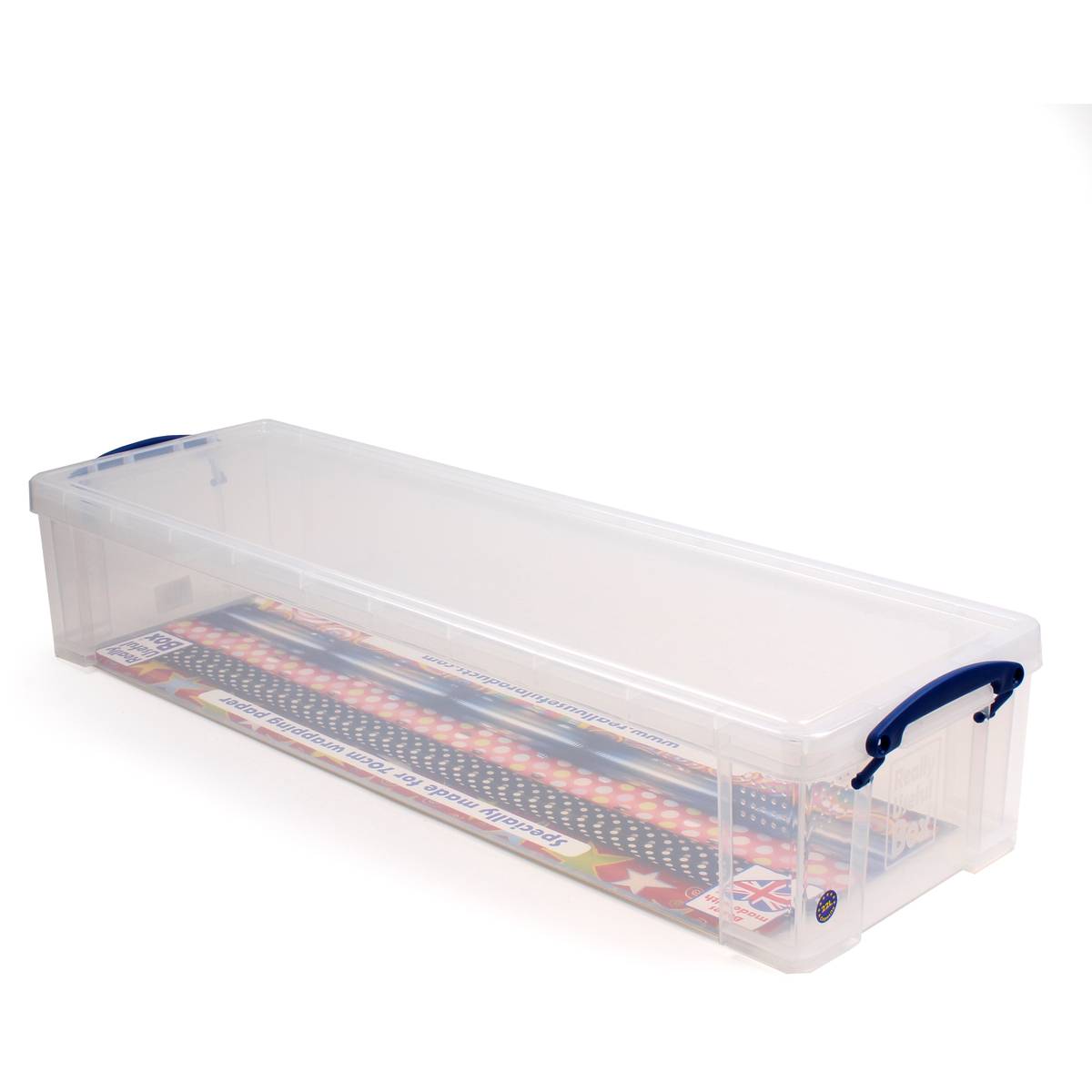 Really Useful Clear Plastic Storage Box 22 Litre - ONE CLICK SUPPLIES