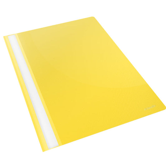 Esselte Vivida Report File A4 Yellow (Pack 25) 28318 - ONE CLICK SUPPLIES