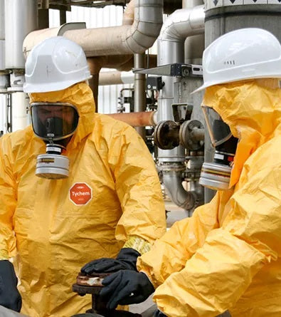 Dupont Tychem 2000C Yellow Hooden Coverall