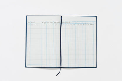 Guildhall Account Book Casebound 298x203mm 14 Cash Column 80 Pages Blue 31/14Z - ONE CLICK SUPPLIES