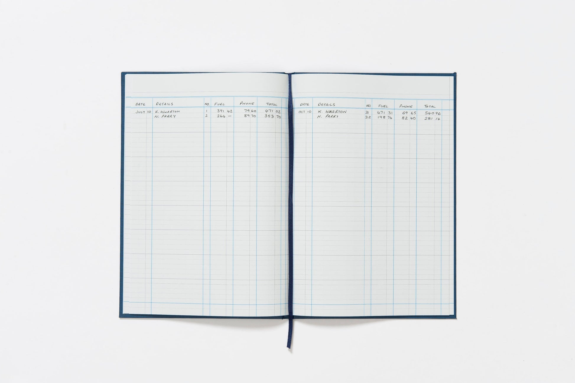 Guildhall Account Book Casebound 298x203mm 3 Cash Columns 80 Pages Blue - 31/3Z - ONE CLICK SUPPLIES