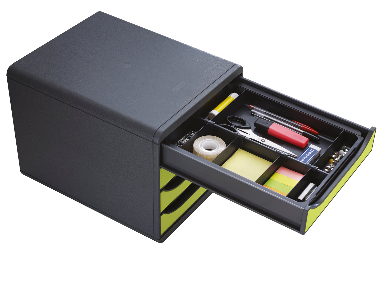 Exacompta ECOBlack Drawer Organiser Black - 316014D - ONE CLICK SUPPLIES