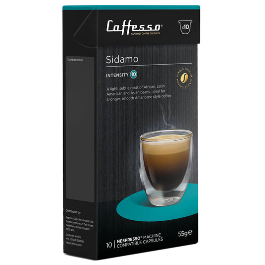 Caffesso Sidamo Nespresso Compatible 10 Pods - ONE CLICK SUPPLIES