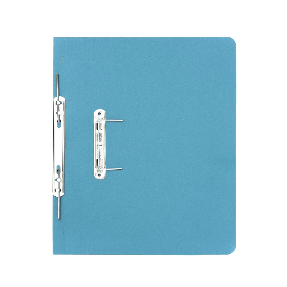 Guildhall Spring Transfer File Manilla Foolscap 315gsm Blue (Pack 50) - 348-BLUZ - ONE CLICK SUPPLIES