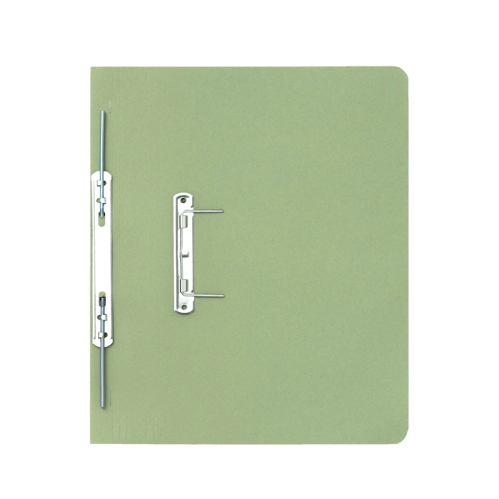 Guildhall Spring Transfer File Manilla Foolscap 315gsm Green (Pack 50) - 348-GRNZ - ONE CLICK SUPPLIES