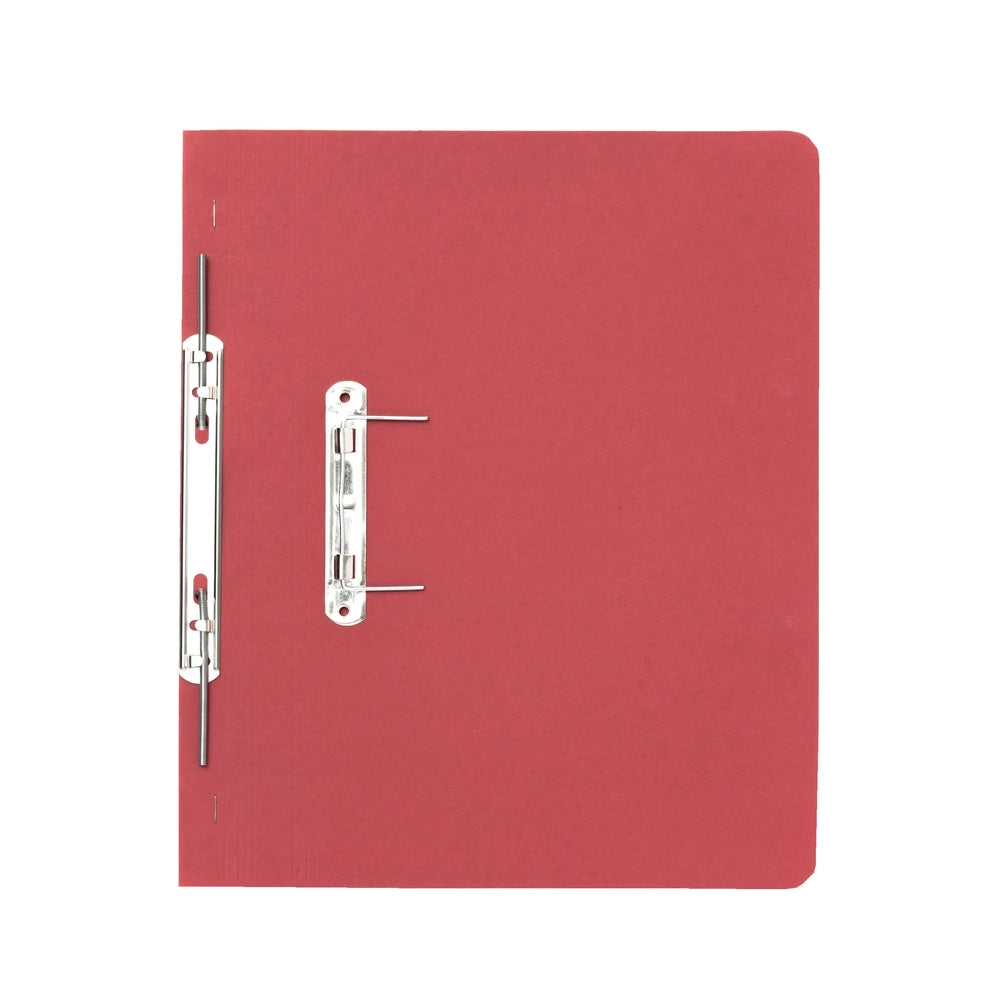 Guildhall Spring Transfer File Manilla Foolscap 315gsm Red (Pack 50) - 348-REDZ - ONE CLICK SUPPLIES