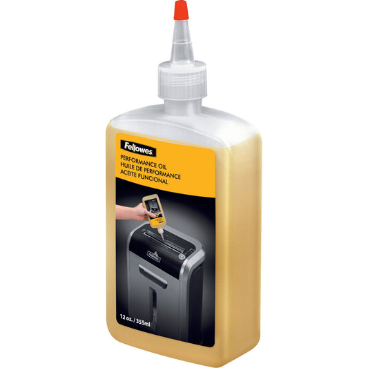 Fellowes Powershred Performance Oil for Fellowes Cross Cut and Micro Cut Shredders 350ml 35250 - ONE CLICK SUPPLIES