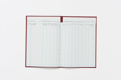 Guildhall Headliner Account Book Casebound 298x203mm 14 Cash Columns 80 Pages Red 38/14Z - ONE CLICK SUPPLIES