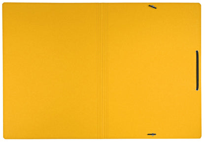 Leitz Recycle Card Folder With Elastic Band Closure A4 Yellow 39080015 - ONE CLICK SUPPLIES