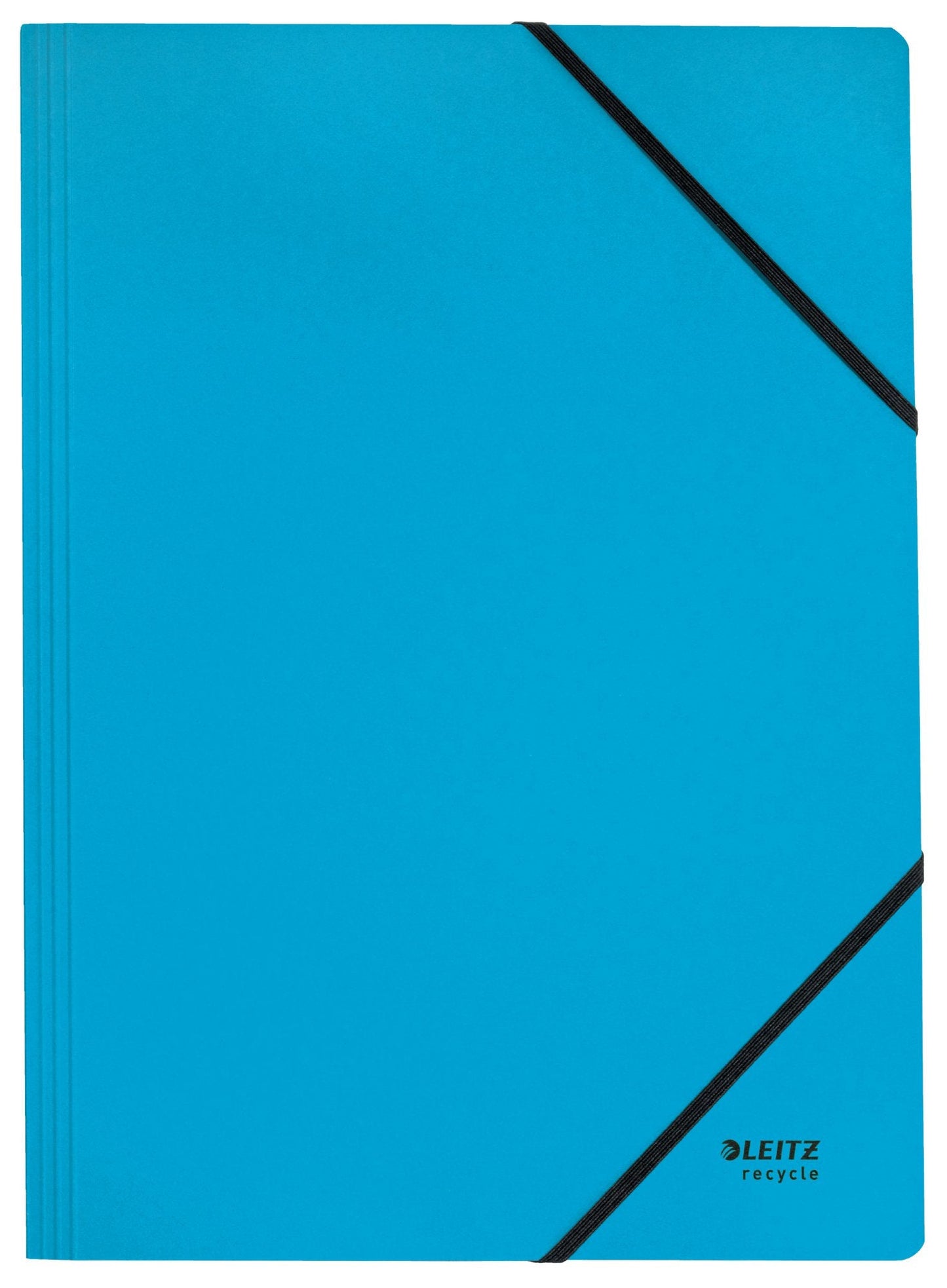 Leitz Recycle Card Folder With Elastic Band Closure A4 Blue 39080035 - ONE CLICK SUPPLIES