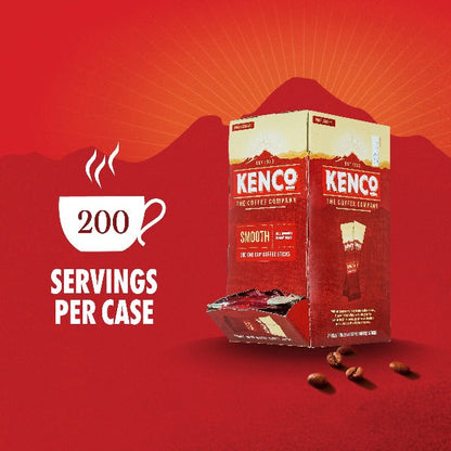 Kenco Smooth Instant Coffee Box of 200 Sticks - ONE CLICK SUPPLIES