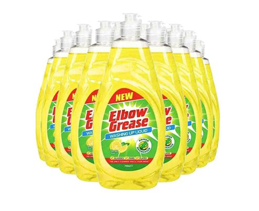 Elbow Grease Lemon Fresh Washing Up Liquid  600ml - ONE CLICK SUPPLIES