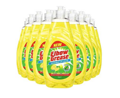 Elbow Grease Lemon Fresh Washing Up Liquid  600ml - ONE CLICK SUPPLIES