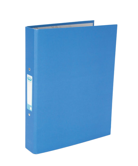 Elba Ring Binder A4+ 25mm Capacity 30mm Spine Paper On Board 2 O-Ring Blue (Pack 10) 400033496 - ONE CLICK SUPPLIES