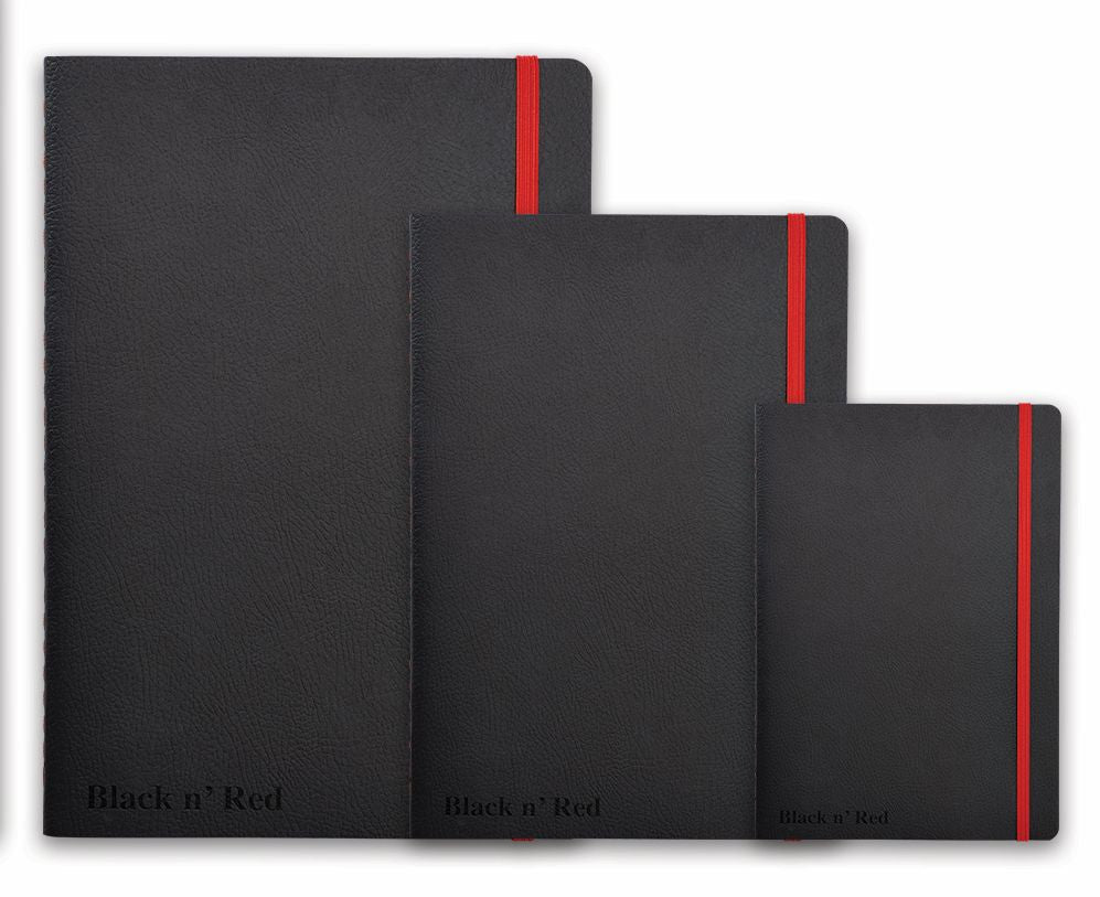 Oxford Black n Red Business Journal B5 Soft Cover Ruled & Numbered 144 Pages 400051203 - ONE CLICK SUPPLIES