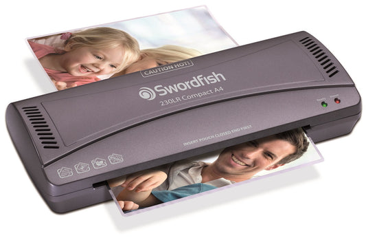 Swordfish 230LR Compact A4 Laminator Silver - 40188 - ONE CLICK SUPPLIES