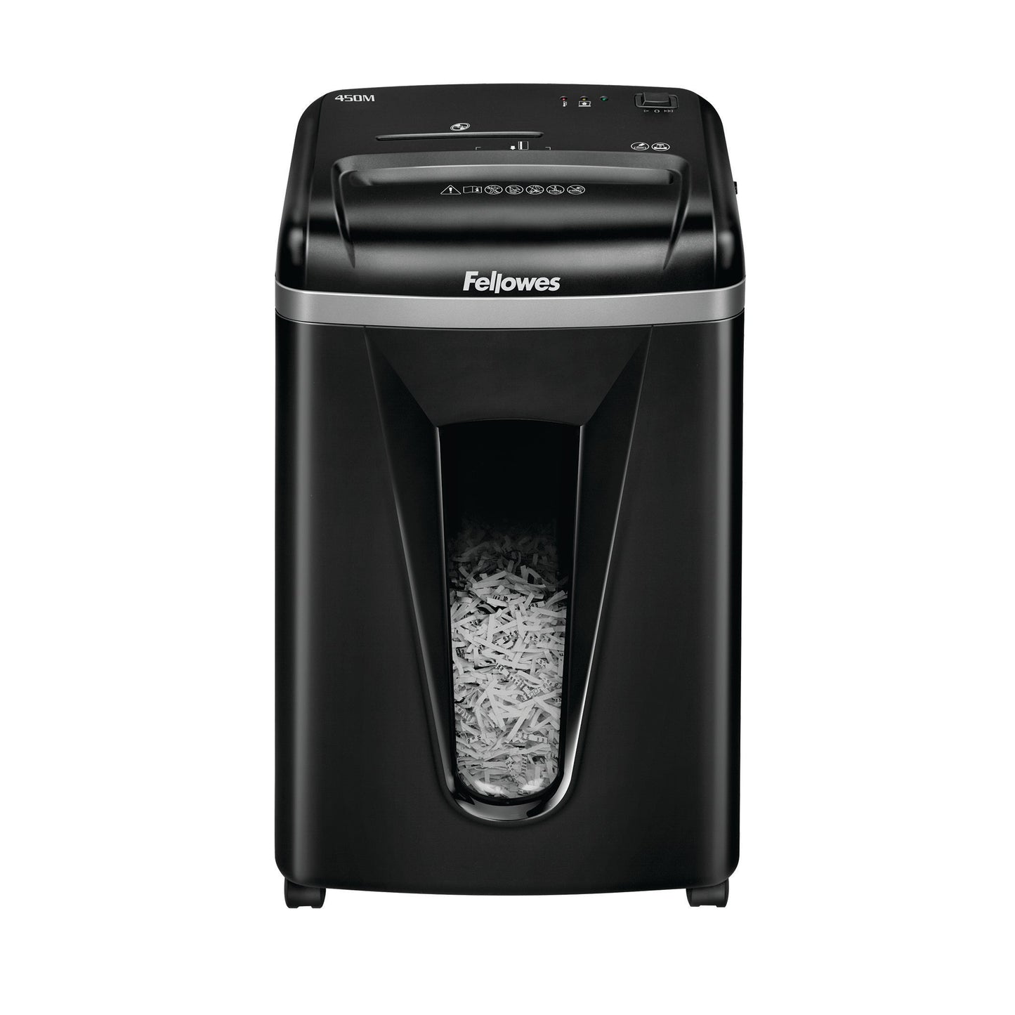 Fellowes Powershred 450M Micro Cut Shredder 22 Litre 9 Sheet Black 4074201 - ONE CLICK SUPPLIES