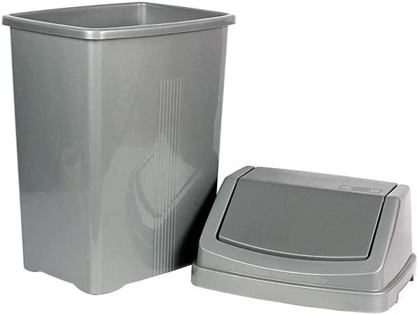 Wham Casa 25 Litre Swing Bin Silver/Grey - ONE CLICK SUPPLIES