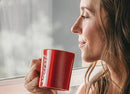 Nescafé Iconic Stylish Modern Red Tea & Coffee Mug - ONE CLICK SUPPLIES