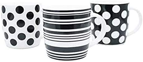 Fixtures Brand Black & White 12oz/350ml Coffee/Tea Mug