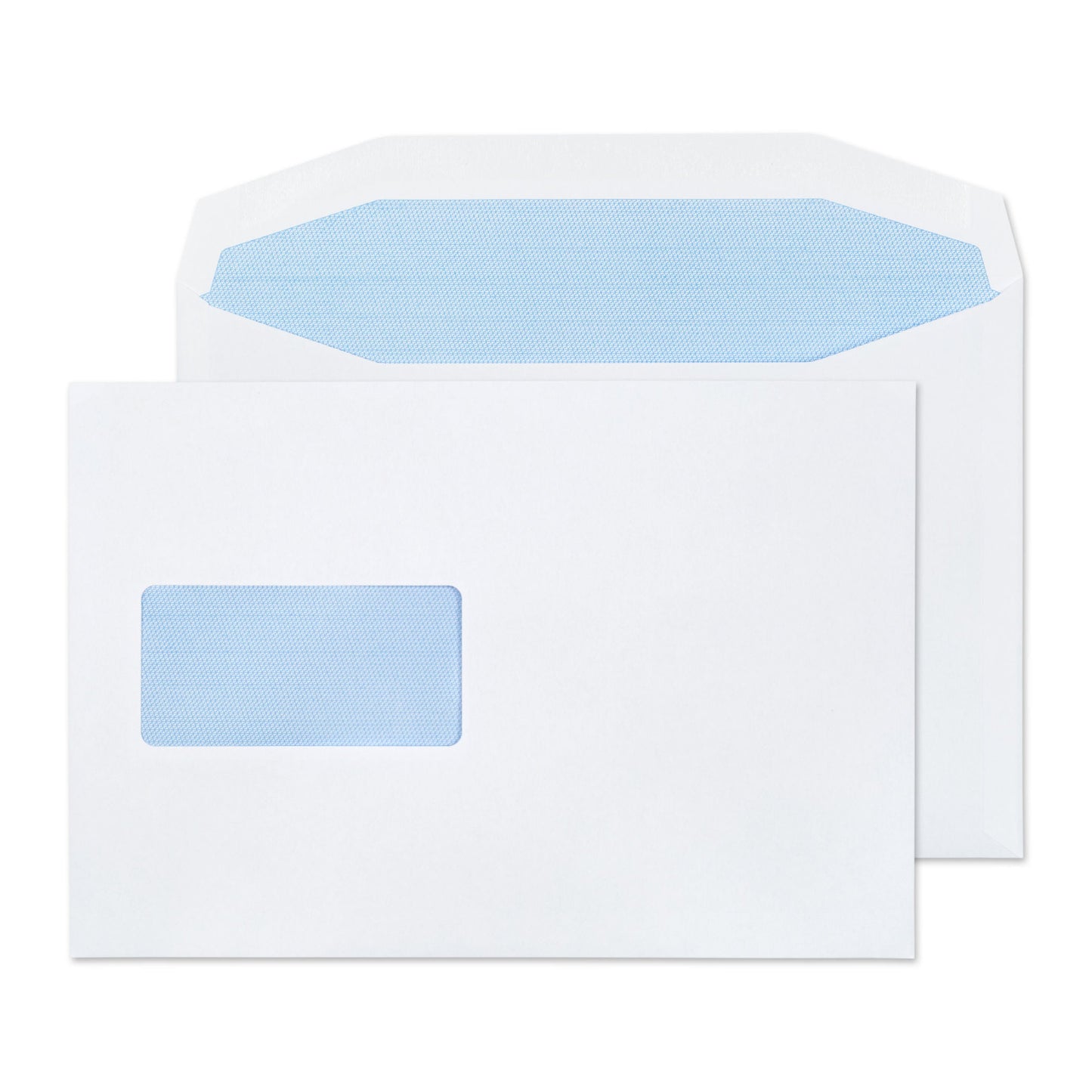 Blake Purely Everyday Mailer Envelope C5+ 162x235mm Gummed Window 90gsm White (Pack 500) - 4408 - ONE CLICK SUPPLIES